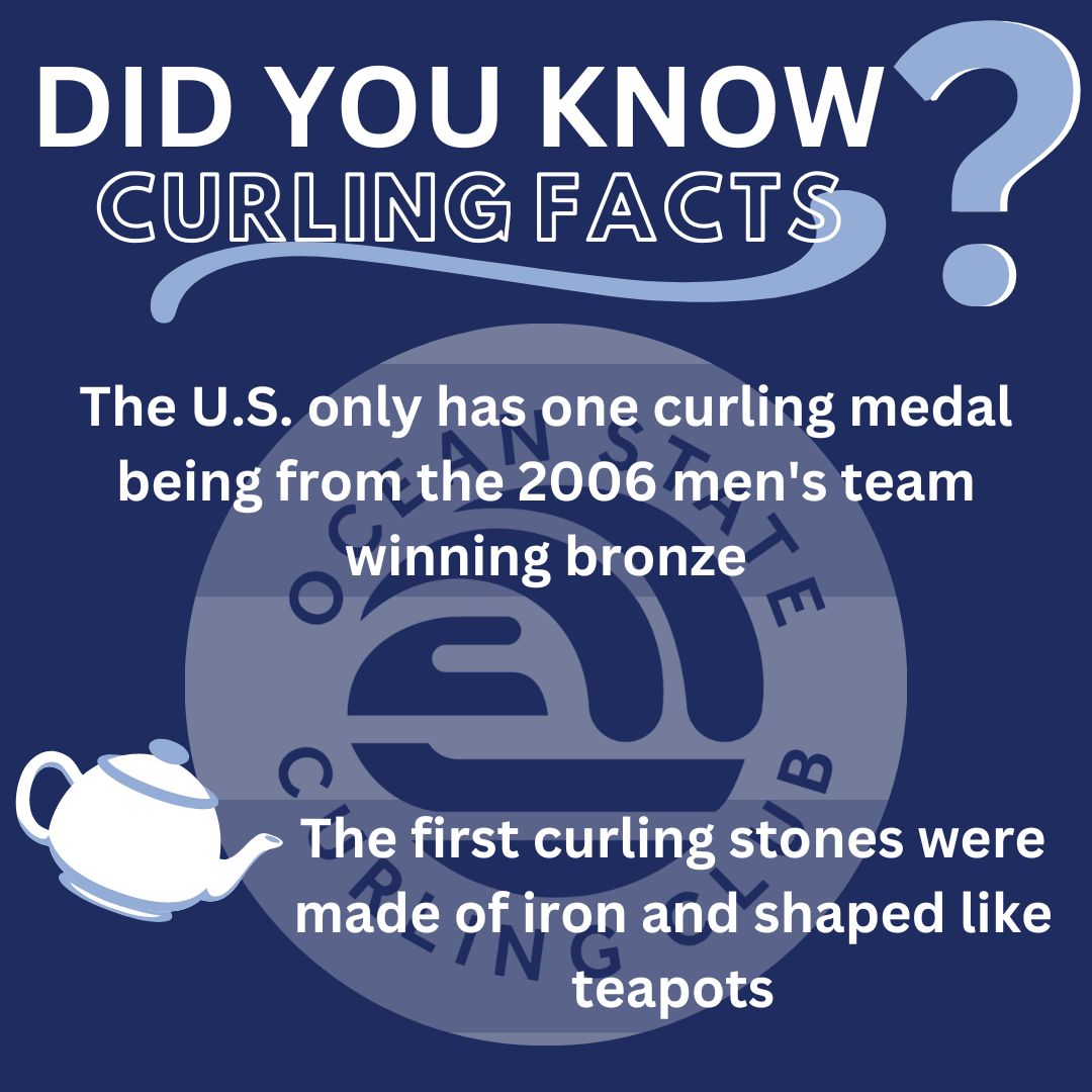 Curling club fun fact Instagram post